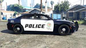 Dodge Charger RT 2015 Police v2.0 [replace] side view