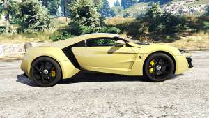 W Motors Lykan HyperSport 2014 v1.3 [add-on] side view