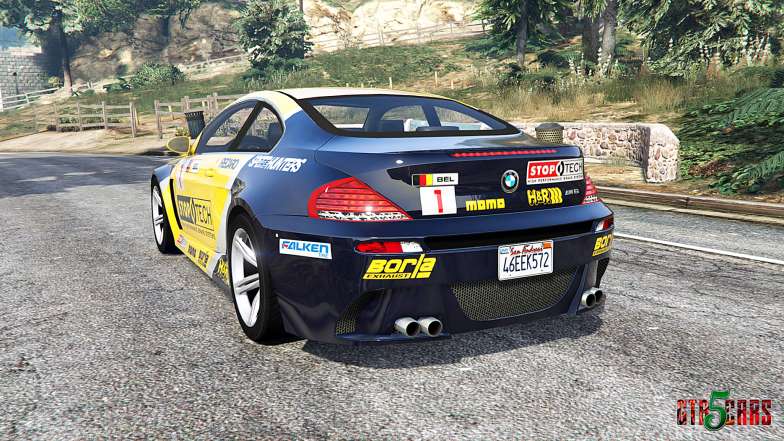 BMW M6 (E63) WideBody StopTech v0.3 [replace] rear view