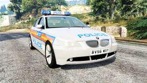 BMW 525d (E60) Metropolitan Police [replace] for GTA 5