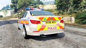 BMW 525d (E60) Metropolitan Police [replace] rear view