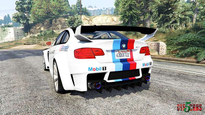 BMW M3 (E92) WideBody BMW Driving v1.2 [replace] rear view