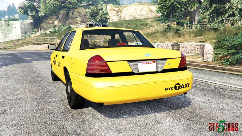 Ford Crown Victoria NYC Taxi [replace] rear view