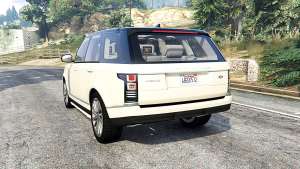 Land Rover Range Rover Vogue 2013 v1.3 [replace] - rear view