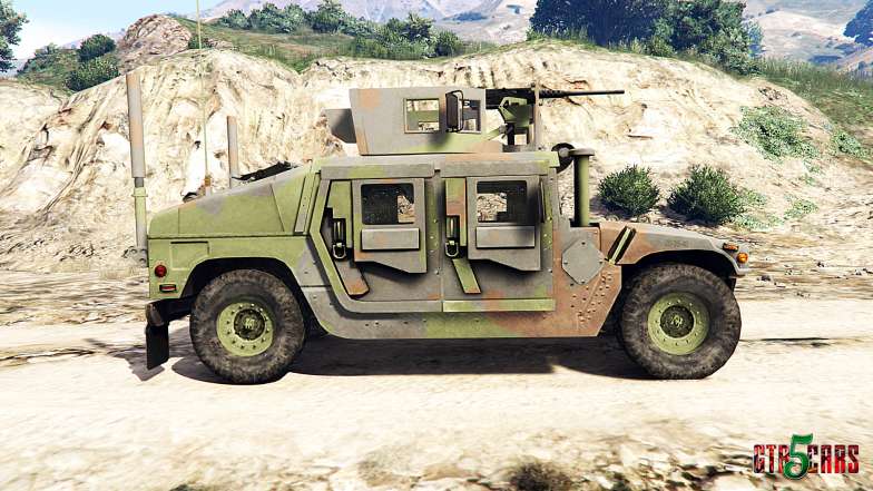 HMMWV M-1116 Woodland v1.1 [replace] - side view