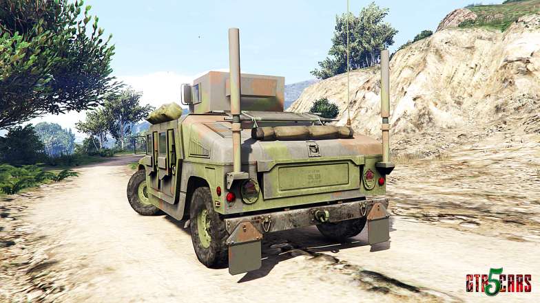 HMMWV M-1116 Woodland v1.1 [replace] - rear view