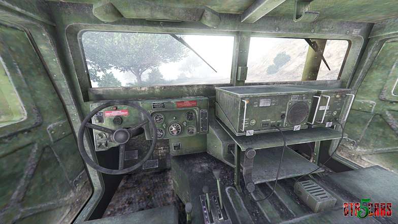 HMMWV M-1116 Unarmed Woodland [replace] - interior