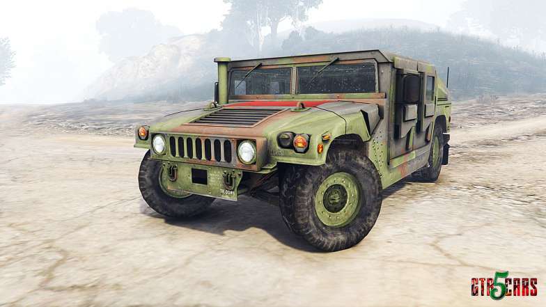 HMMWV M-1116 Unarmed Woodland [replace] - front view