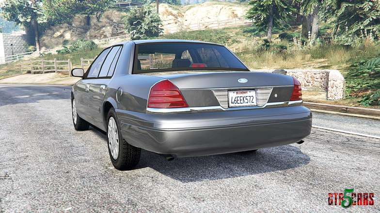 Ford Crown Victoria 2001 police [replace] - rear view