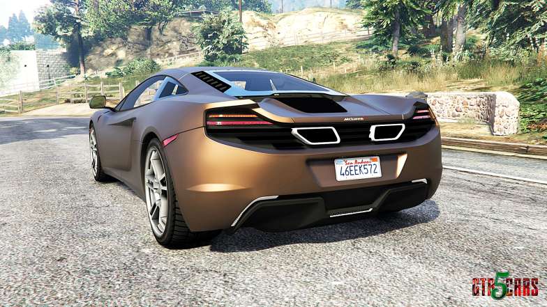 McLaren MP4-12C 2011 v1.1 [replace] - rear view