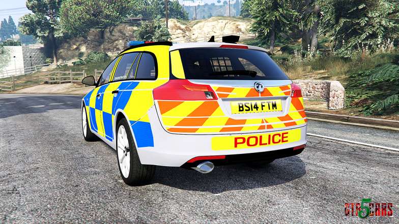 Vauxhall Insignia Tourer Police v1.1 [replace] - rear view