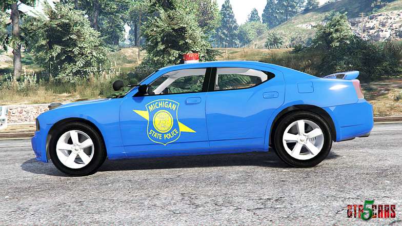 Dodge Charger Michigan State Police [replace] - side view