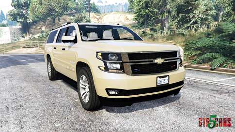 Chevrolet Suburban Unmarked Police [replace] for GTA 5
