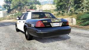 Ford Crown Victoria Sheriff CVPI [replace] - rear view