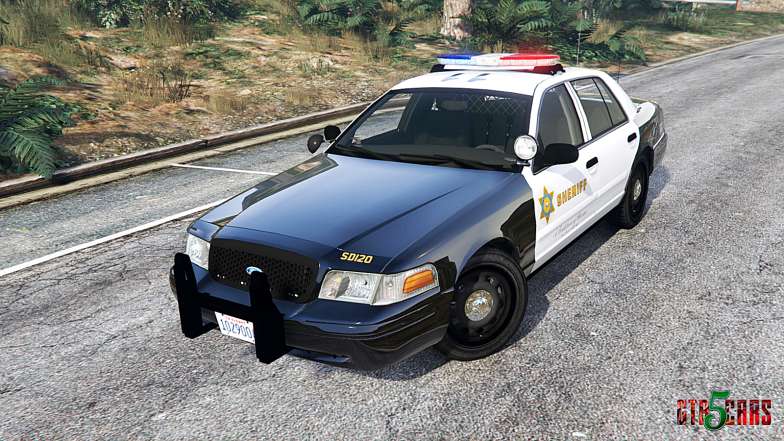 Ford Crown Victoria Sheriff CVPI [replace] - front view