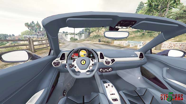 Ferrari 458 Spider LibertyWalk v1.1 [replace] - interior