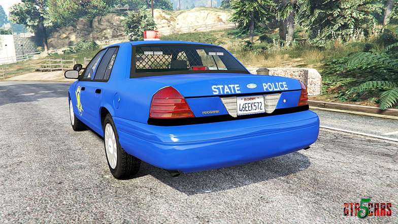 Ford Crown Victoria Police CVPI v2.0 [replace] - rear view