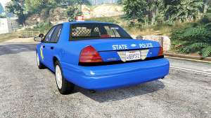 Ford Crown Victoria Police CVPI v2.0 [replace] - rear view