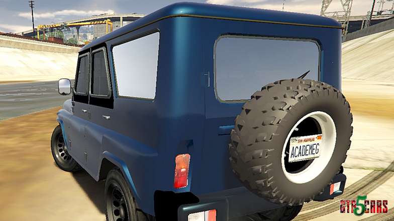 UAZ 469 - rear view