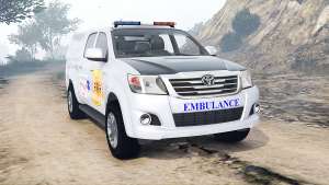 Toyota Hilux Double Cab Thai Ambulance [replace] for GTA 5