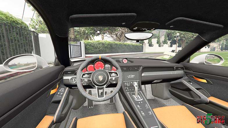 Porsche 911 GT3 RS (991) 2016 - interior