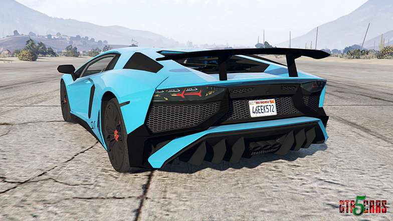 Lamborghini Aventador - rear view