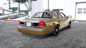 Ford Crown Victoria Sheriff - rear view