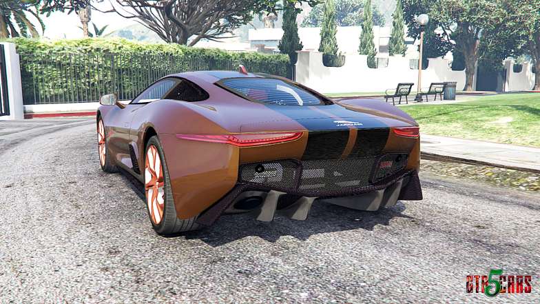 Jaguar C-X75 2015 - rear view