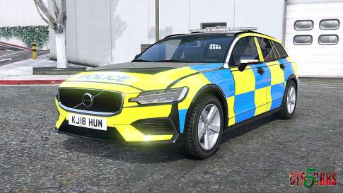 Volvo V60 T6 2018 Police [ELS] for GTA 5