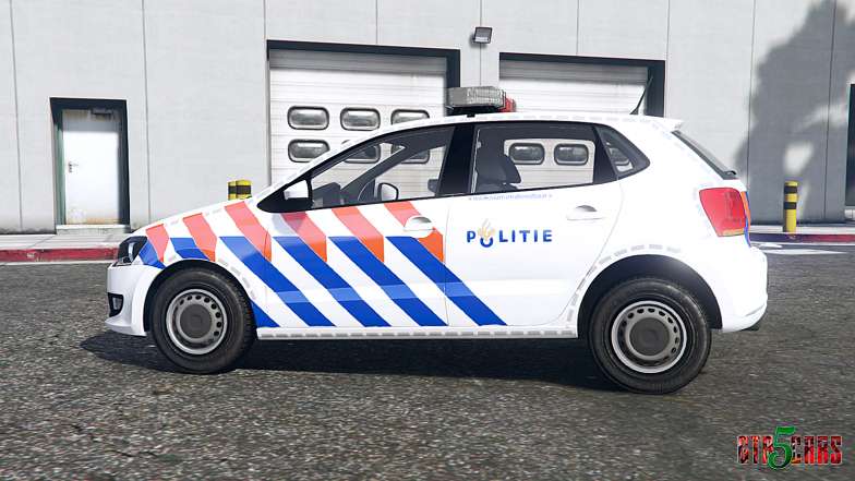 Volkswagen Polo (Typ 6R) 2011 Politie [ELS] - side view