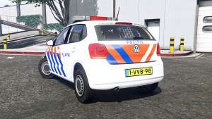 Volkswagen Polo (Typ 6R) 2011 Politie [ELS] - rear view