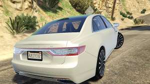 Lincoln Continental 2017 v1.0 - rear view