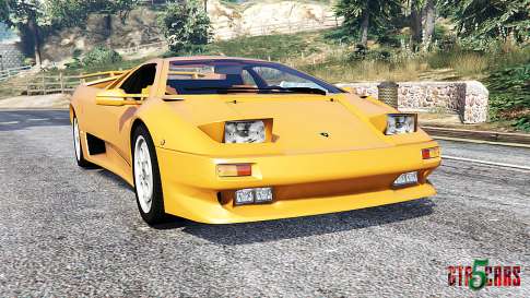 Lamborghini Diablo VT 1994 v1.5 [replace] for GTA 5