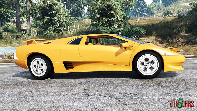 Lamborghini Diablo VT 1994 v1.5 [replace] - side view