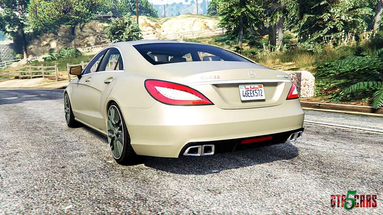 Mercedes-Benz CLS 63 AMG (C218) v1.3 [replace] - rear view