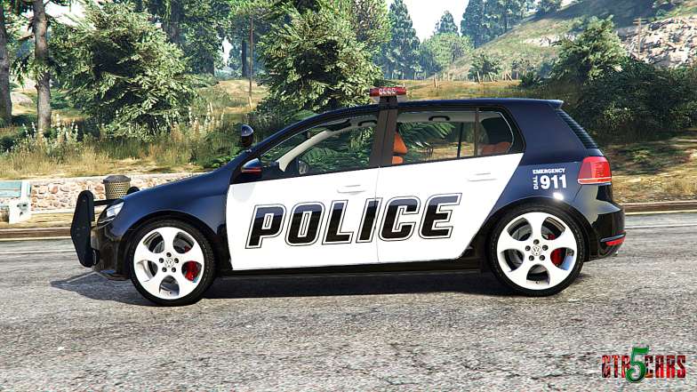 Volkswagen Golf (Typ 5K) LSPD v1.1 [replace] - side view
