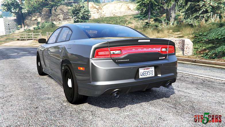 Dodge Charger SRT8 (LD) Police v1.2 [replace] - rear view