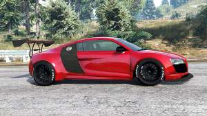 Audi R8 GT 2010 LibertyWalk [replace] - side view
