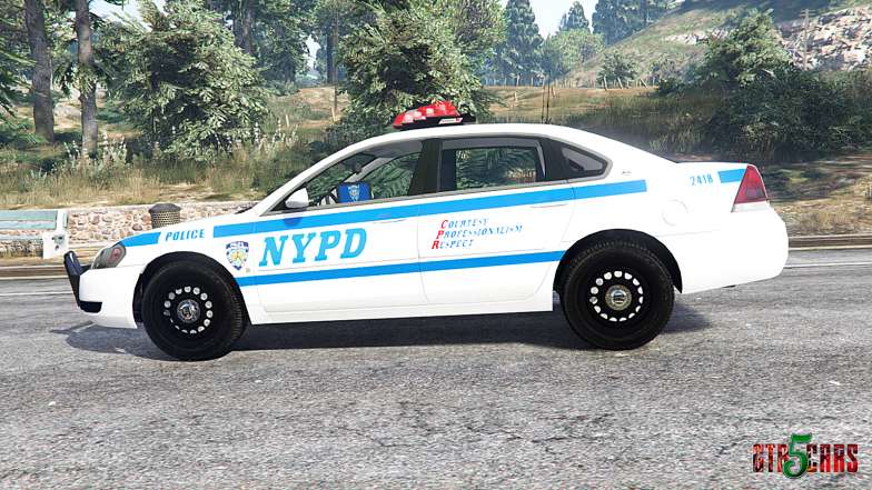 Chevrolet Impala 2007 NYPD v1.1 [replace] - side view