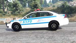 Chevrolet Impala 2007 NYPD v1.1 [replace] - side view