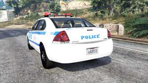 Chevrolet Impala 2007 NYPD v1.1 [replace] - rear view
