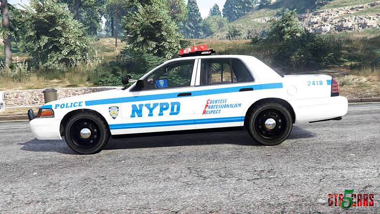 Ford Crown Victoria NYPD CVPI v1.1 [replace] - side view