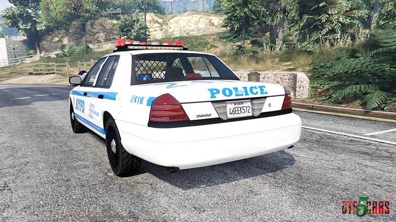 Ford Crown Victoria NYPD CVPI v1.1 [replace] - rear view