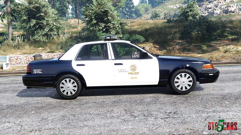 Ford Crown Victoria LAPD CVPI v3.0 [replace] - side view