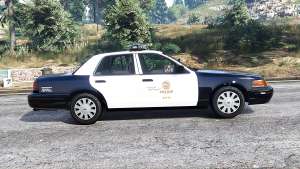 Ford Crown Victoria LAPD CVPI v3.0 [replace] - side view