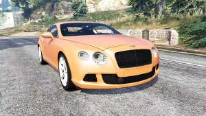 Bentley Continental GT 2012 v1.2 [replace] for GTA 5