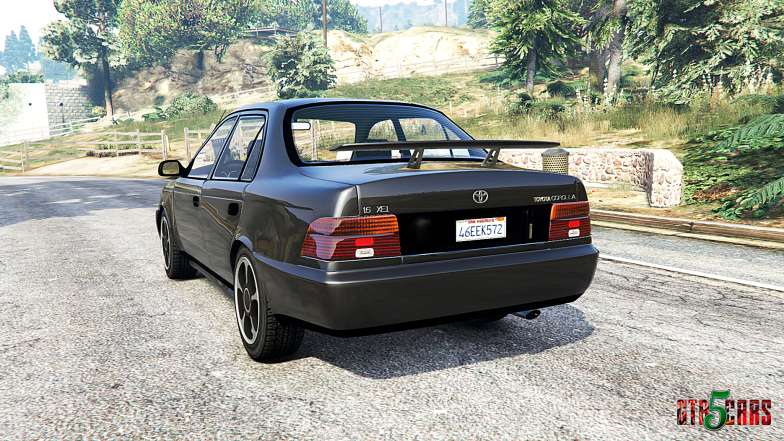 Toyota Corolla v1.15 black edition [replace] - rear view