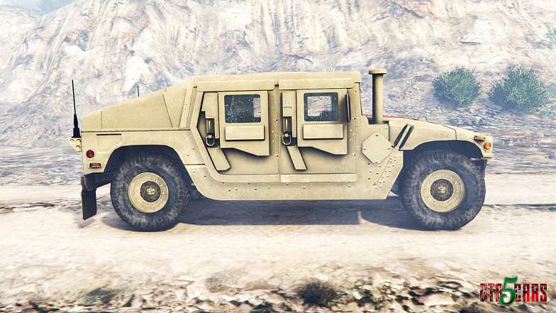 HMMWV M-1116 Unarmed Desert [replace] - side view