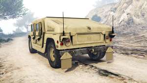 HMMWV M-1116 Unarmed Desert [replace] - rear view