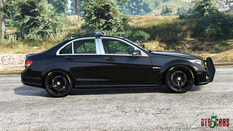 Mercedes-Benz C 63 AMG (W204) Police [replace] - side view